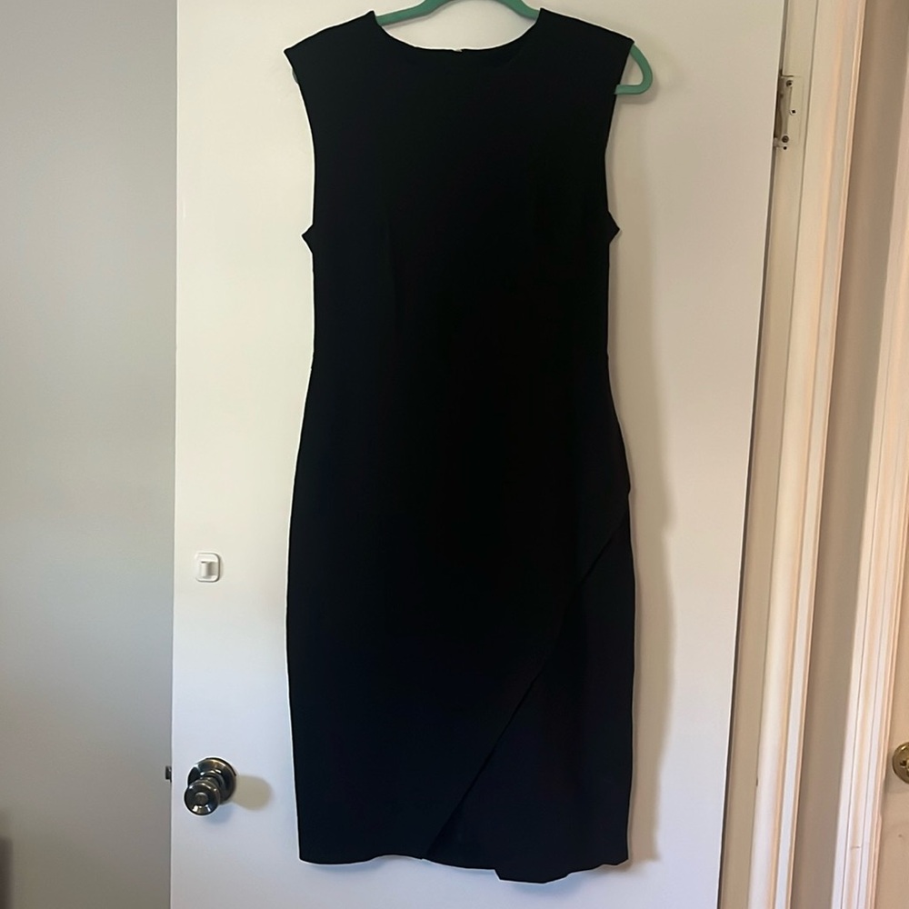 Black shift dress